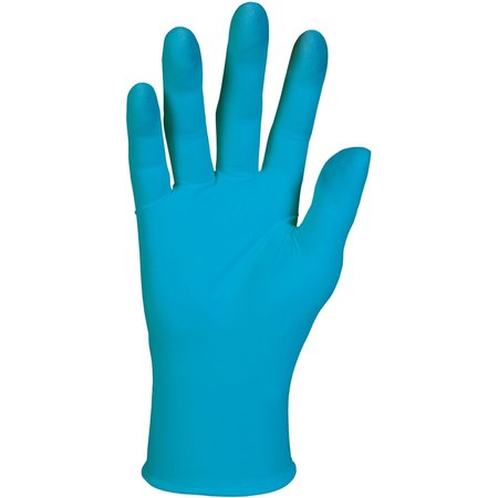 KLEENGUARD G10, Nitrile Disposable Gloves, 6 mil Palm, Nitrile, Powder-Free, XL, 90 PK, Blue KCC54424